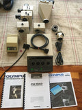 Large Lot Microscope Camera Controller Olympus PM Photomicrographic Parts Cables