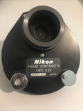 Nikon Microscope Phase Contrast-2 LWD  0.52 Turret Condenser, PhL2 Ph1Ph2 Ph3