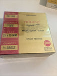Box New Trident Supreme Single Frosted Precleaned Microscope Slides No. 267-0889