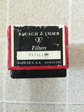 4 BAUSCH & LOMB Dia. Filters in Original Box 2 - 0.7 / 2 - 1.0 Neutral Density