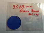 Unbranded Microscope Filter Clear Blue Glass 33.23mm 33mm