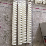 One Open Box New 44 Ibico 1” White Plastic Combs Stock #15228