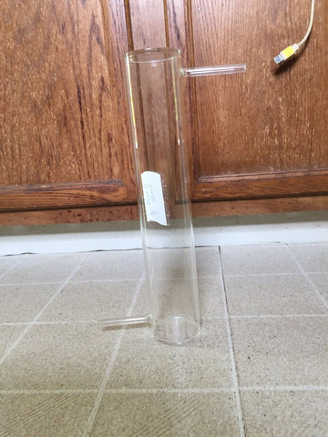 Glass Cylinder Ported For Process Design And Lab Work