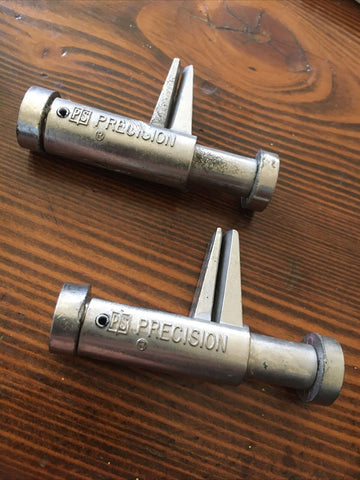 Lot of 2 Precision Scientific Tube Pinch Clamp Spring-loaded Steel Lab ...