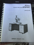 Nikon Apophot Microscope Instruction Manual Printed Copy