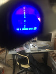 Olympus Microscope Fluorescent Filter Slider 26mm X 13mm Blue Nice!!!