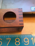 Wooden Microscope Box Shelf Objective Parts 6 Holes Unitron AO Leitz Zeiss 8.5"